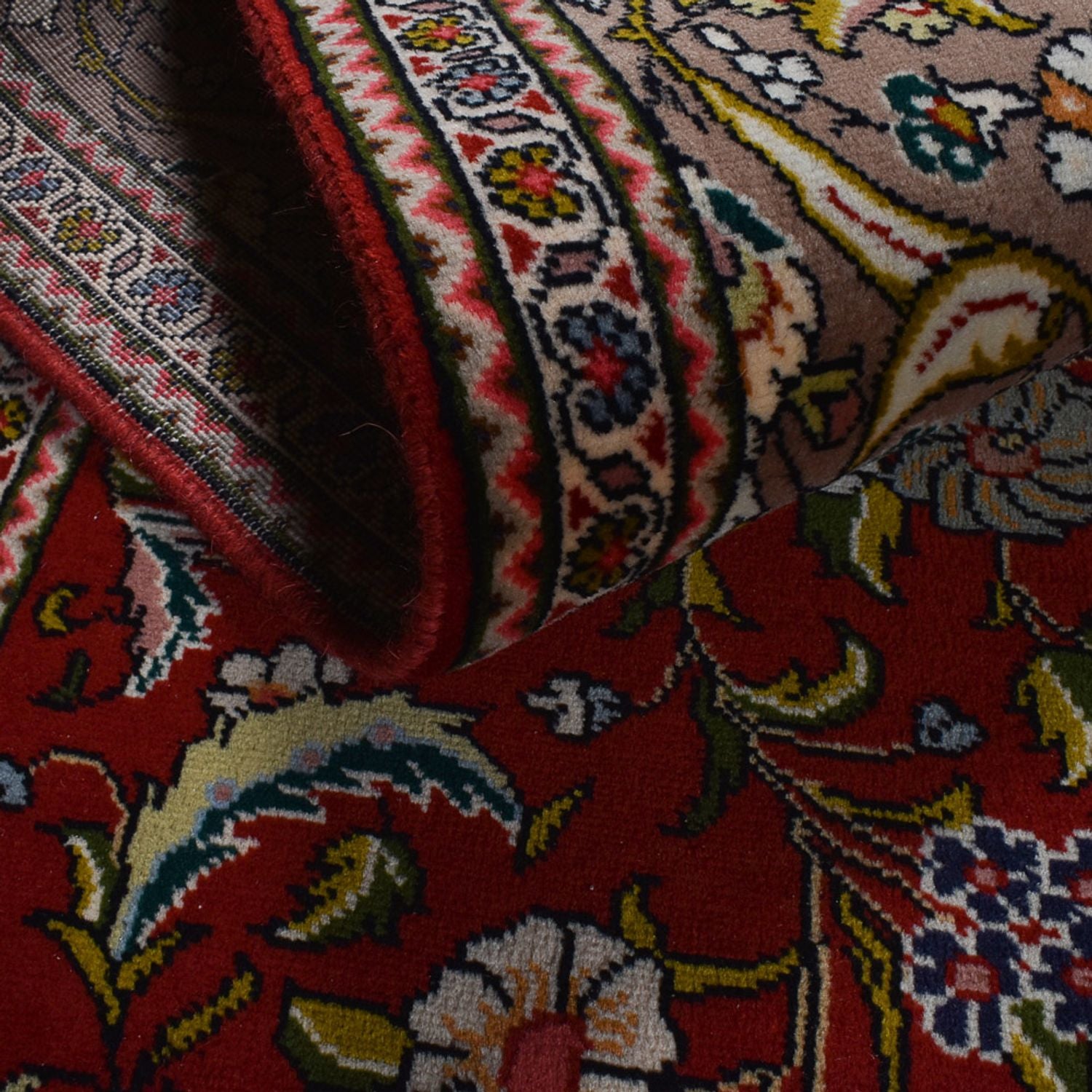 Persisk tæppe - Royal - 285 x 198 cm - mørkerød