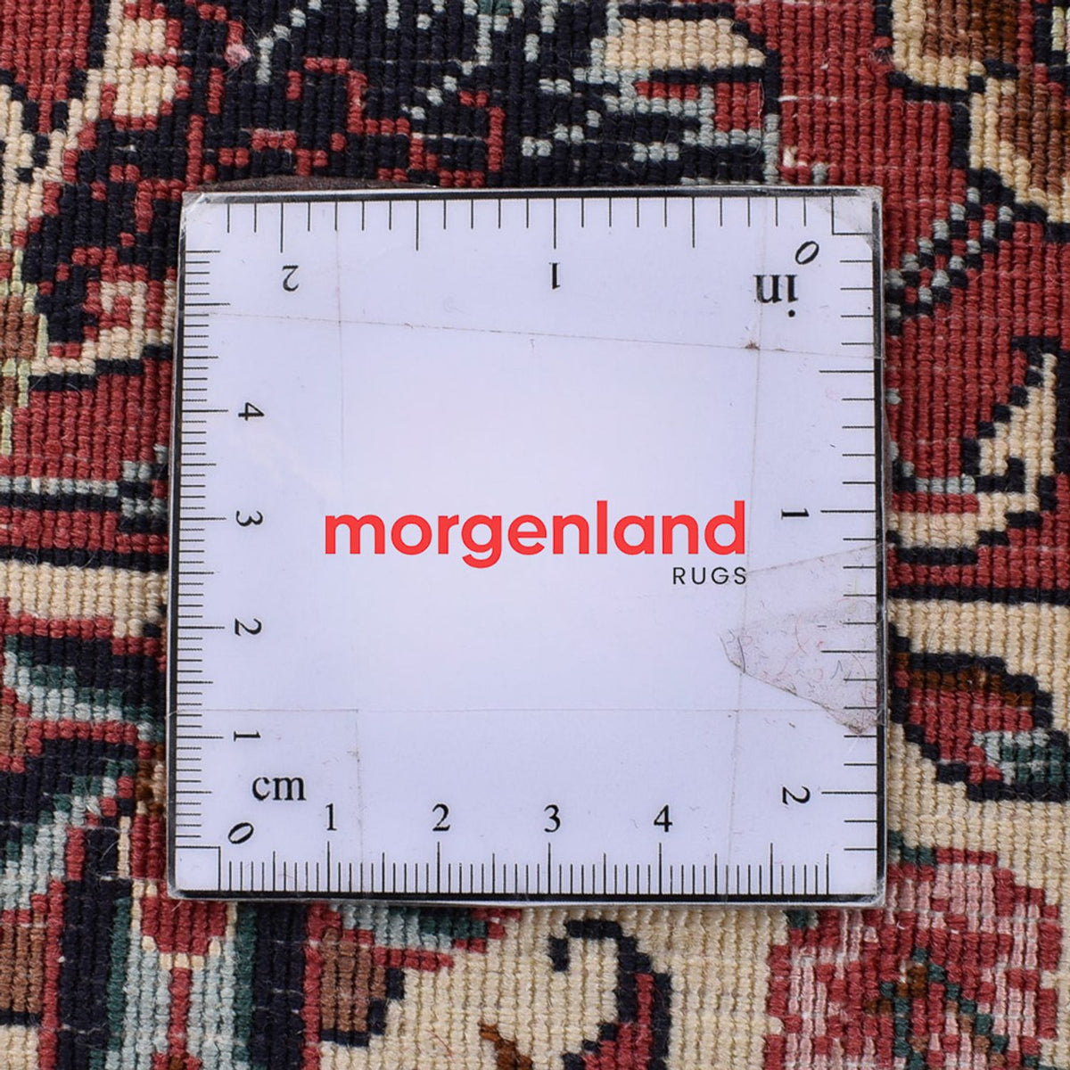 Persisk tæppe - Bijar - 380 x 296 cm - mørkeblå