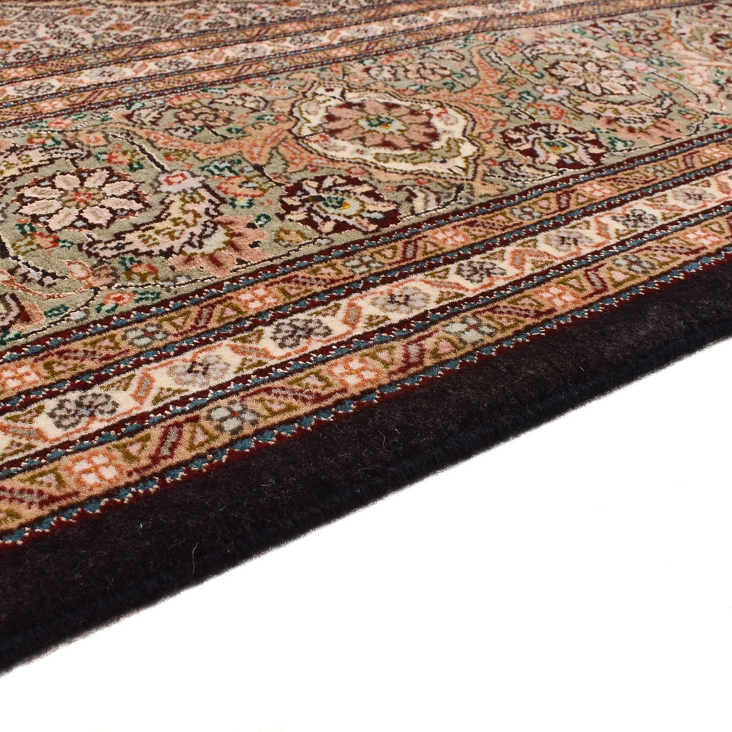 Persisk tæppe - Tabriz - Royal - 250 x 202 cm - mørkebrun