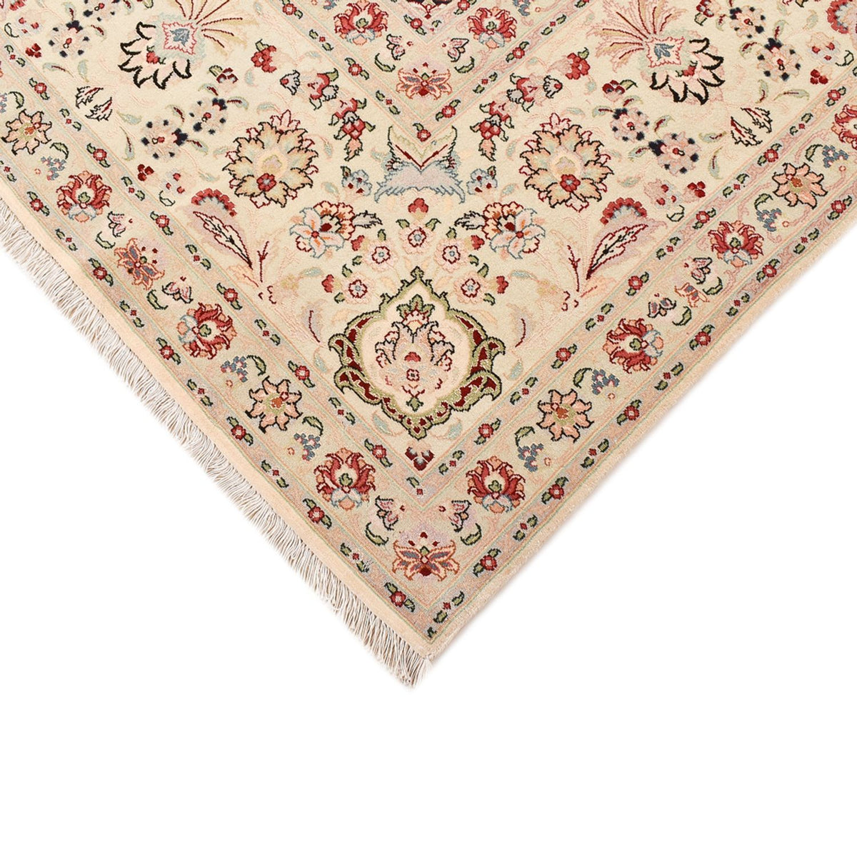 Persisk tæppe - Tabriz - Royal - 349 x 298 cm - beige