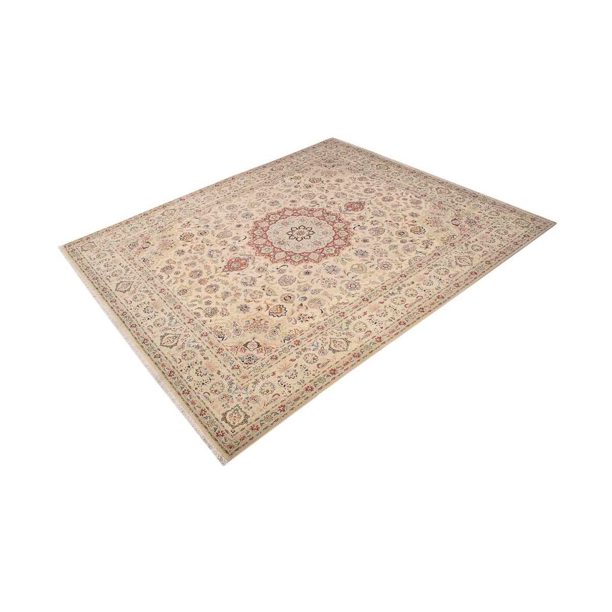 Persisk tæppe - Tabriz - Royal - 349 x 298 cm - beige