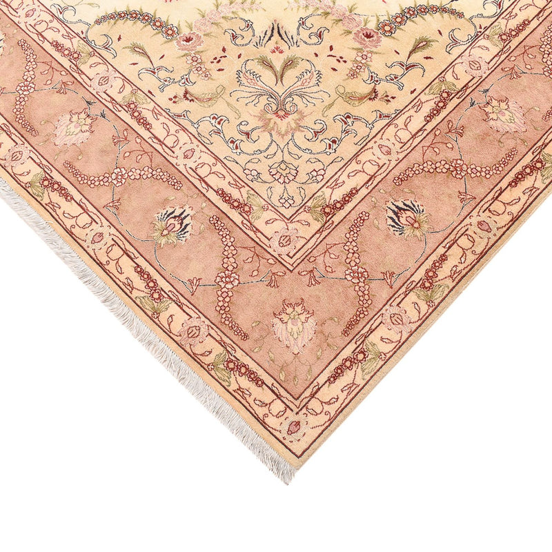 Persisk tæppe - Tabriz - Royal - 300 x 200 cm - lys beige