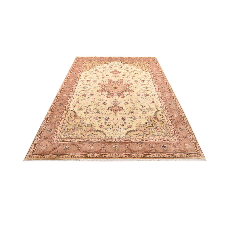 Persisk tæppe - Tabriz - Royal - 300 x 200 cm - lys beige