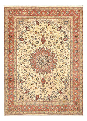 Persisk tæppe - Tabriz - Royal - 358 x 250 cm - lys beige