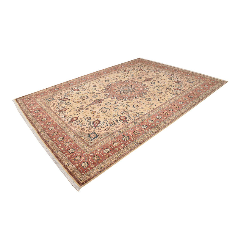 Persisk tæppe - Tabriz - Royal - 358 x 250 cm - lys beige