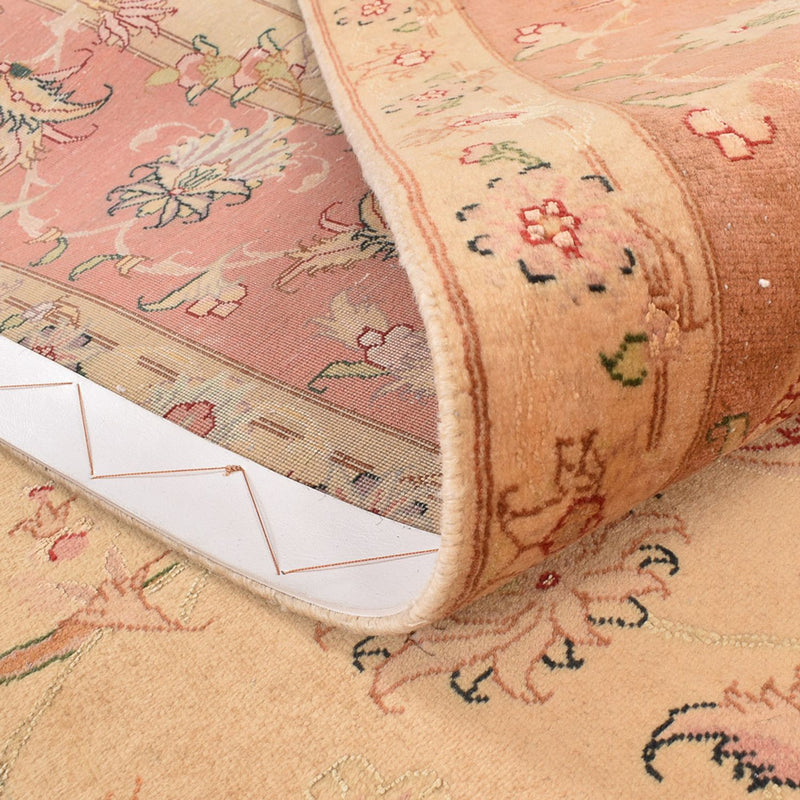 Persisk tæppe - Tabriz - Royal firkantet  - 207 x 202 cm - lys beige