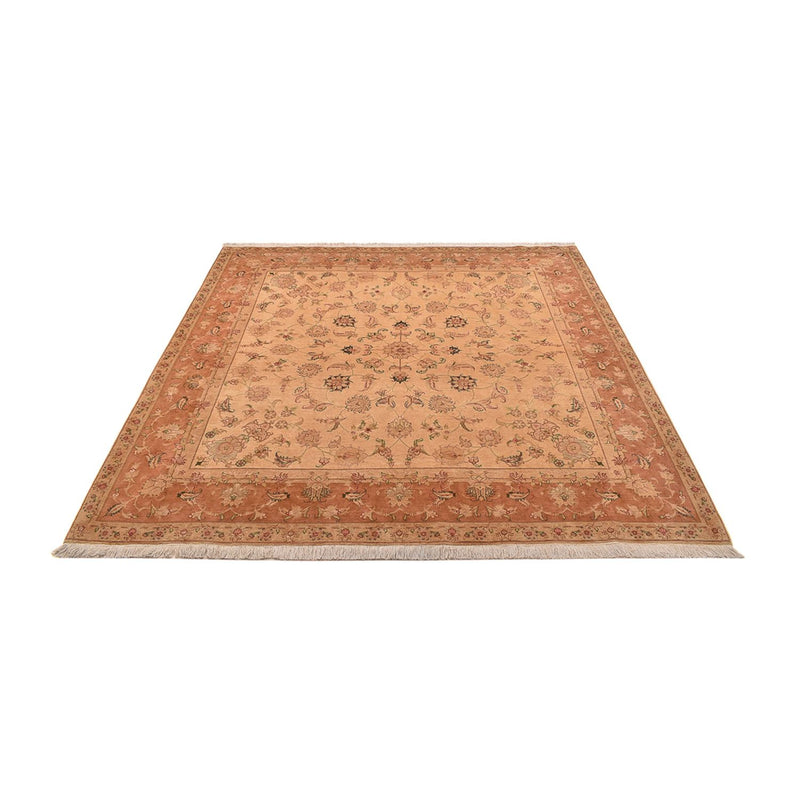Persisk tæppe - Tabriz - Royal firkantet  - 207 x 202 cm - lys beige