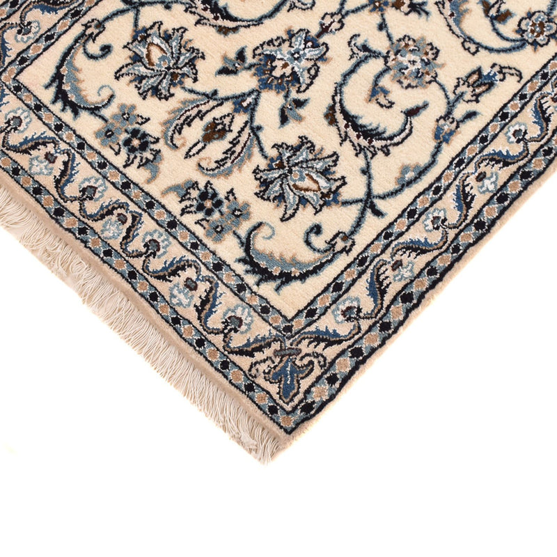 Løber Persisk tæppe - Nain - Royal - 195 x 59 cm - creme