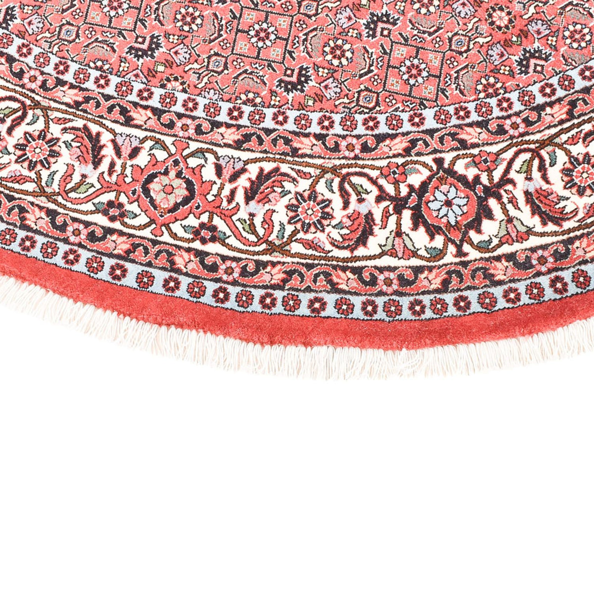 Persisk tæppe - Bijar rundt  - 150 x 150 cm - rust