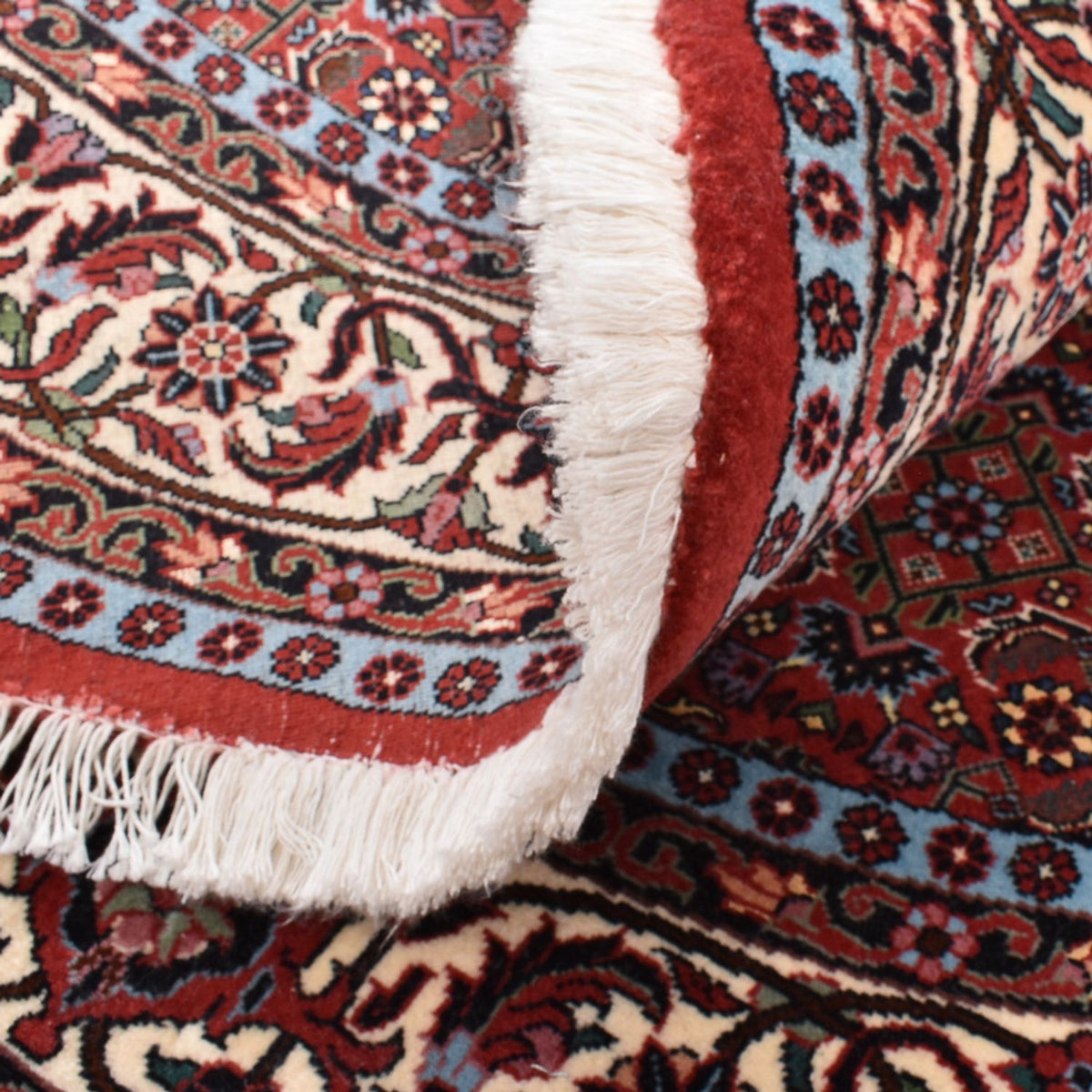 Persisk tæppe - Bijar rundt  - 150 x 150 cm - rust