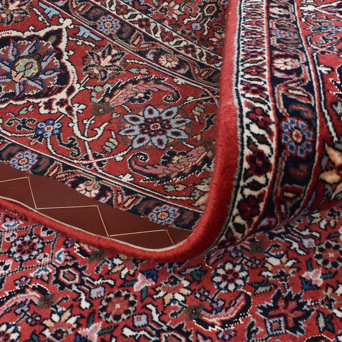 Persisk tæppe - Bijar - 347 x 221 cm - rust