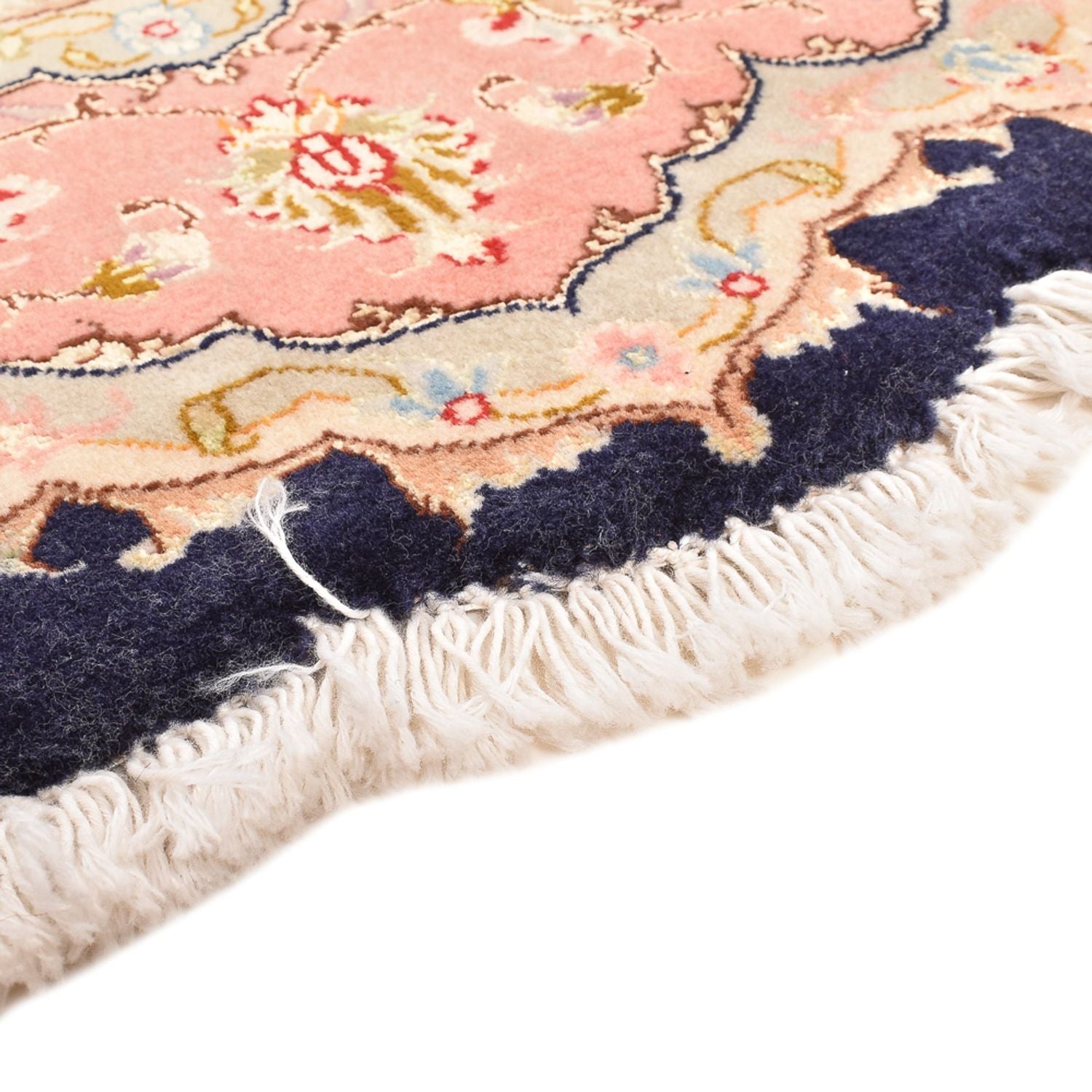 Persisk tæppe - Tabriz - Premium rundt  - 150 x 150 cm - flerfarvet