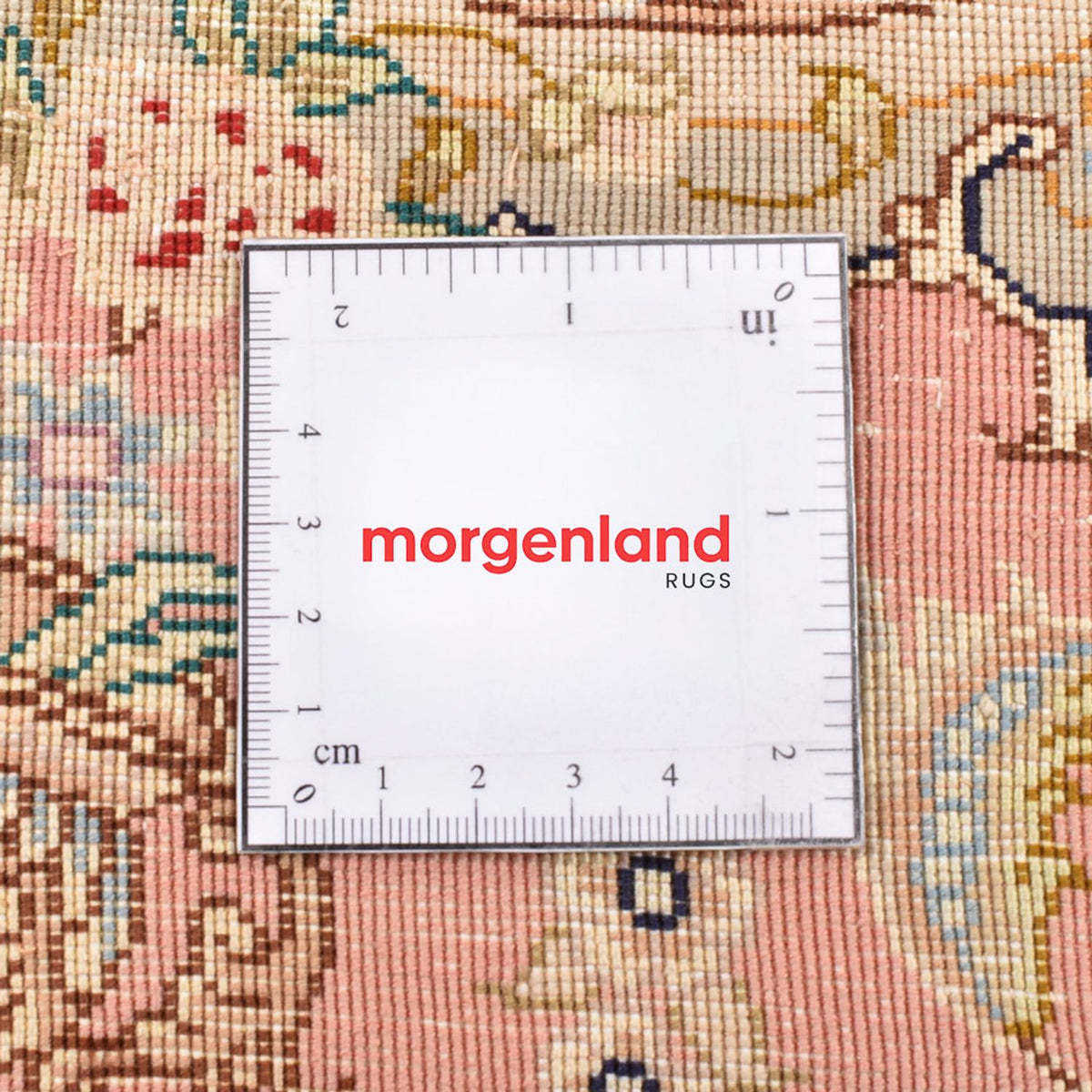 Persisk tæppe - Tabriz - Premium rundt  - 150 x 150 cm - flerfarvet