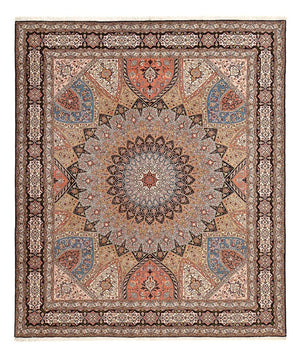 Persisk tæppe - Tabriz - Royal - 302 x 253 cm - flerfarvet