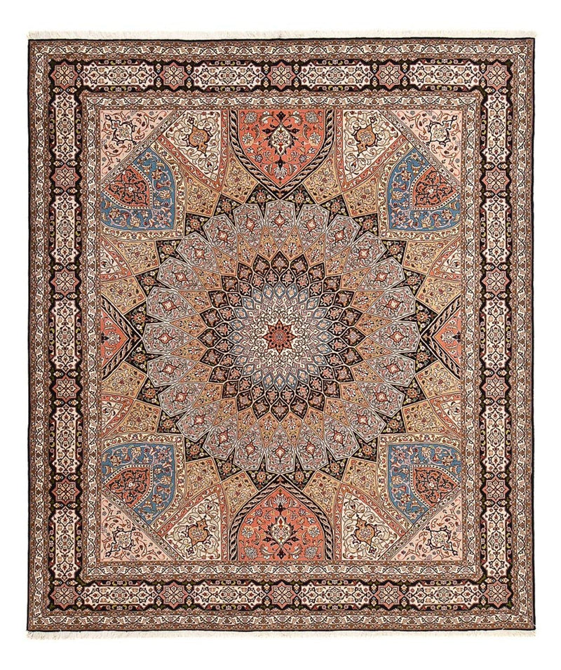Persisk tæppe - Tabriz - Royal - 302 x 253 cm - flerfarvet