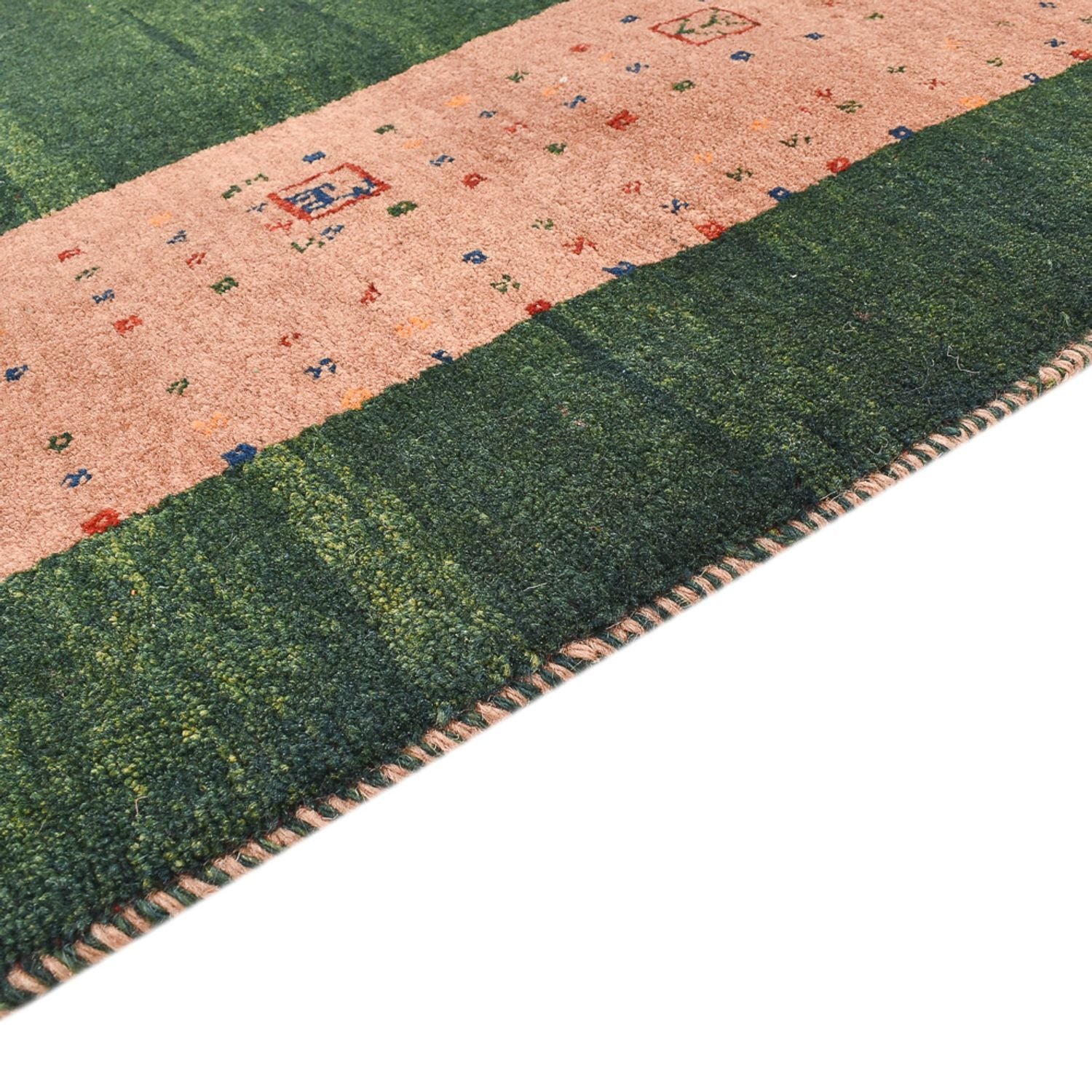 Gabbeh Tæppe - Loribaft Persisk - 150 x 108 cm - flerfarvet