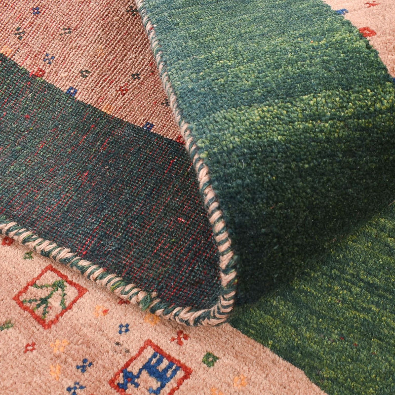 Gabbeh Tæppe - Loribaft Persisk - 150 x 108 cm - flerfarvet