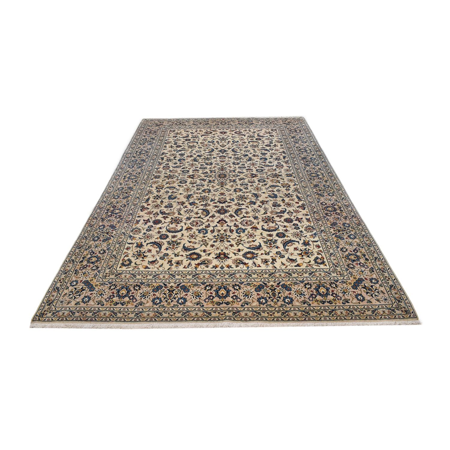 Persisk tæppe - Keshan - 322 x 217 cm - sand