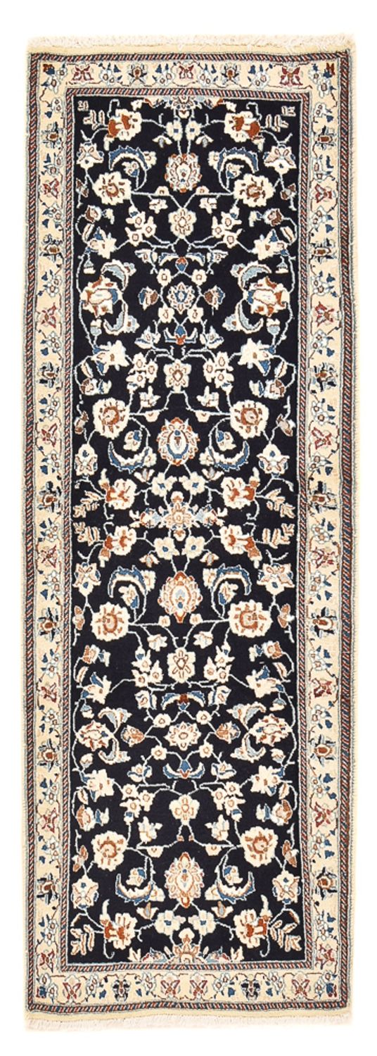 Løber Persisk tæppe - Nain - Royal - 180 x 68 cm - mørkeblå