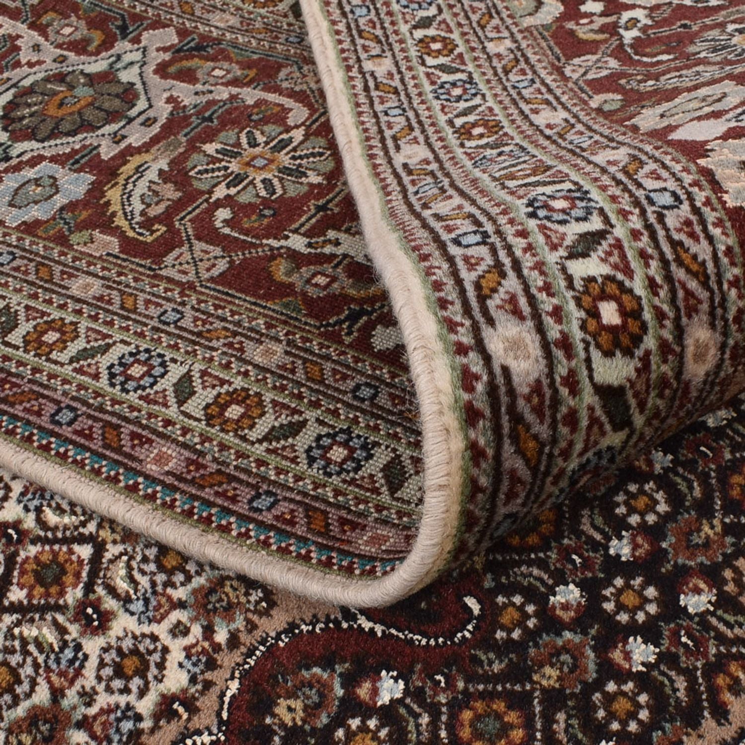 Persisk tæppe - Tabriz - Royal firkantet  - 252 x 247 cm - brun