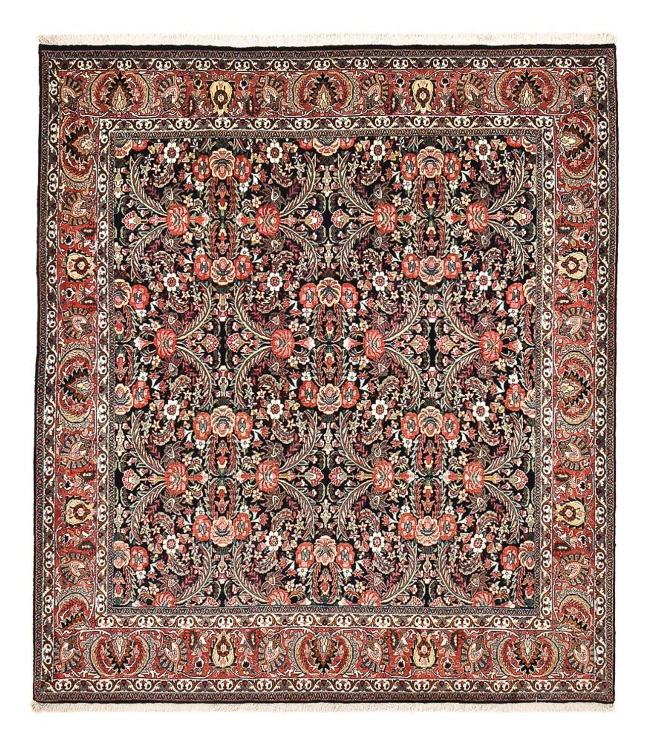 Persisk tæppe - Bijar - 248 x 211 cm - rust