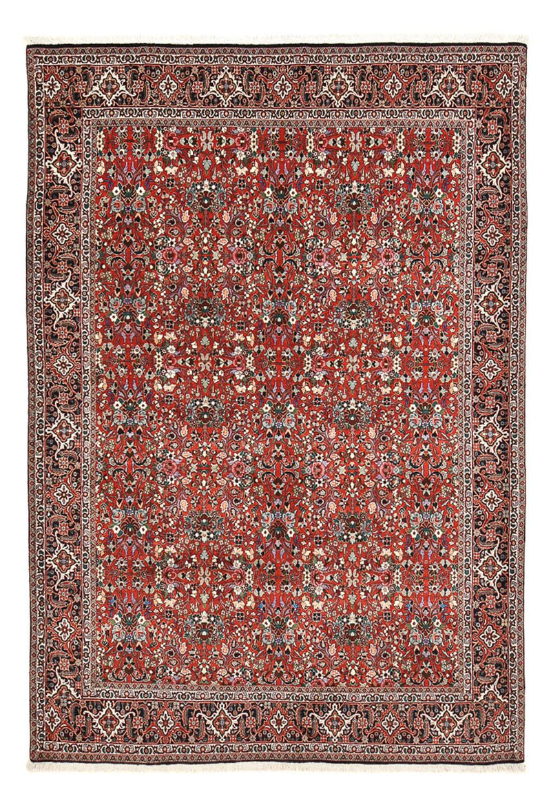 Persisk tæppe - Bijar - 297 x 206 cm - rød