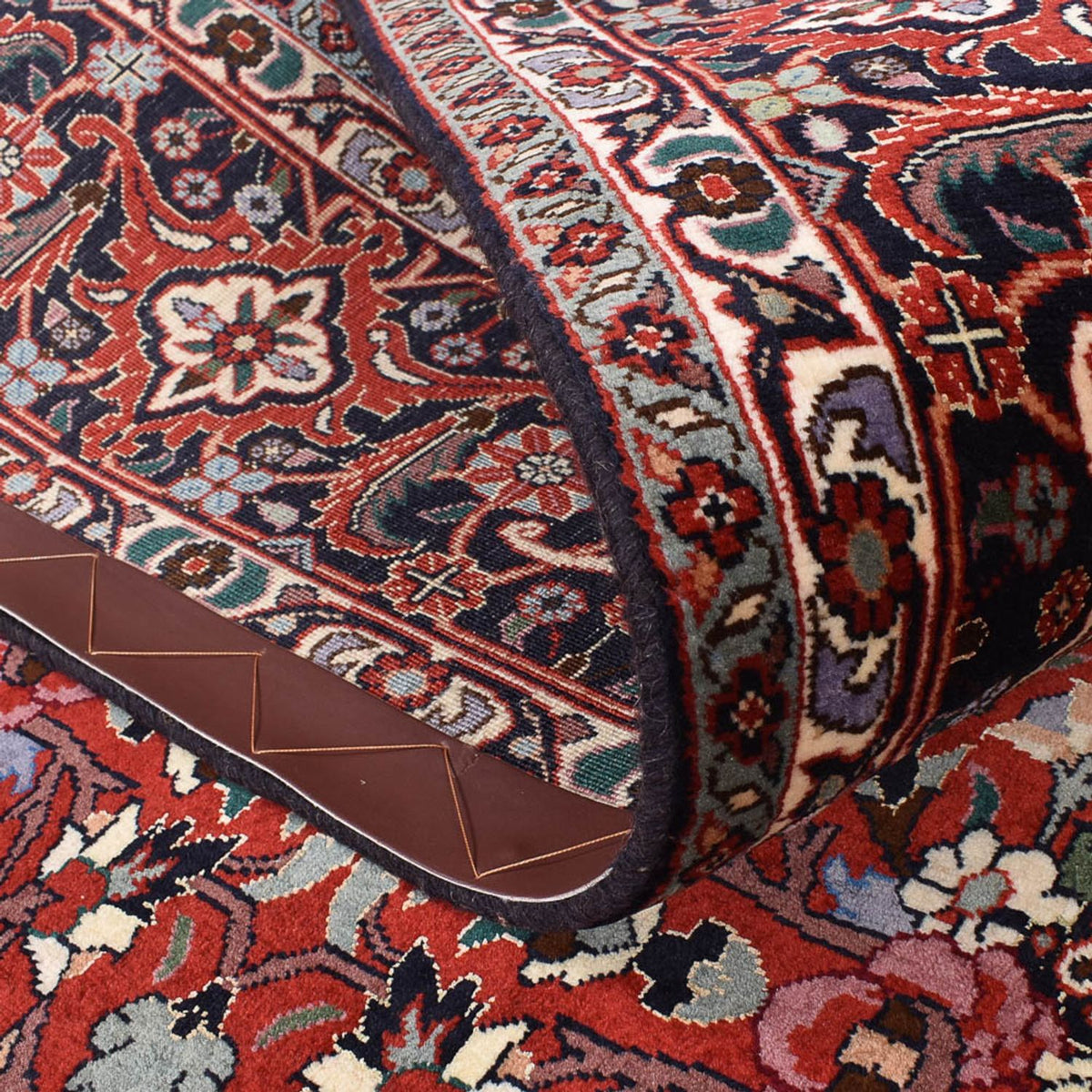 Persisk tæppe - Bijar - 297 x 206 cm - rød