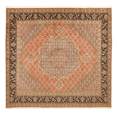 Persisk tæppe - Tabriz - Royal firkantet  - 253 x 245 cm - mørk beige