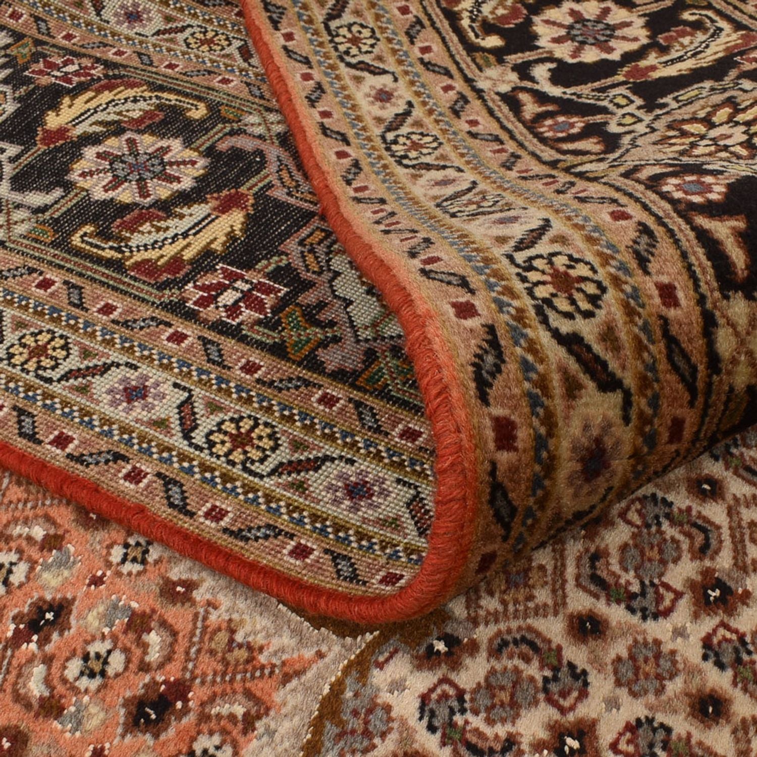 Persisk tæppe - Tabriz - Royal firkantet  - 253 x 245 cm - mørk beige