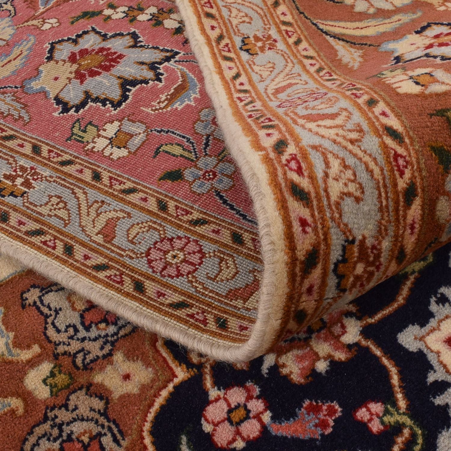 Persisk tæppe - Tabriz - Royal - 275 x 250 cm - flerfarvet
