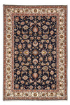Mashhad Tæppe 192x283cm - Persisk tæppe - Rektangulær / Mørkeblå / 192 x 283 cm Rektangulær