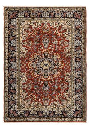 Persisk tæppe - Keshan - 288 x 208 cm - mørkerød