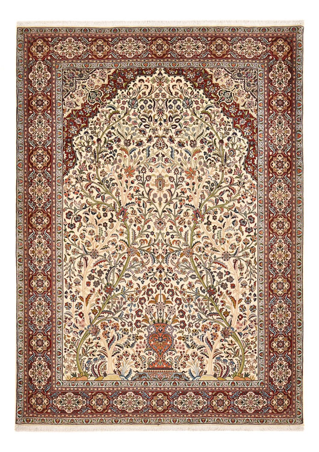 Persisk tæppe - Tabriz - Royal - 250 x 177 cm - sand