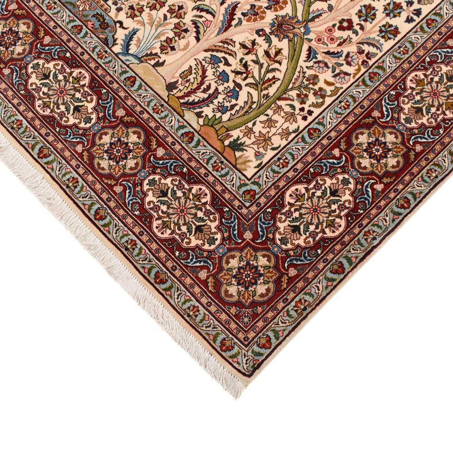 Persisk tæppe - Tabriz - Royal - 250 x 177 cm - sand