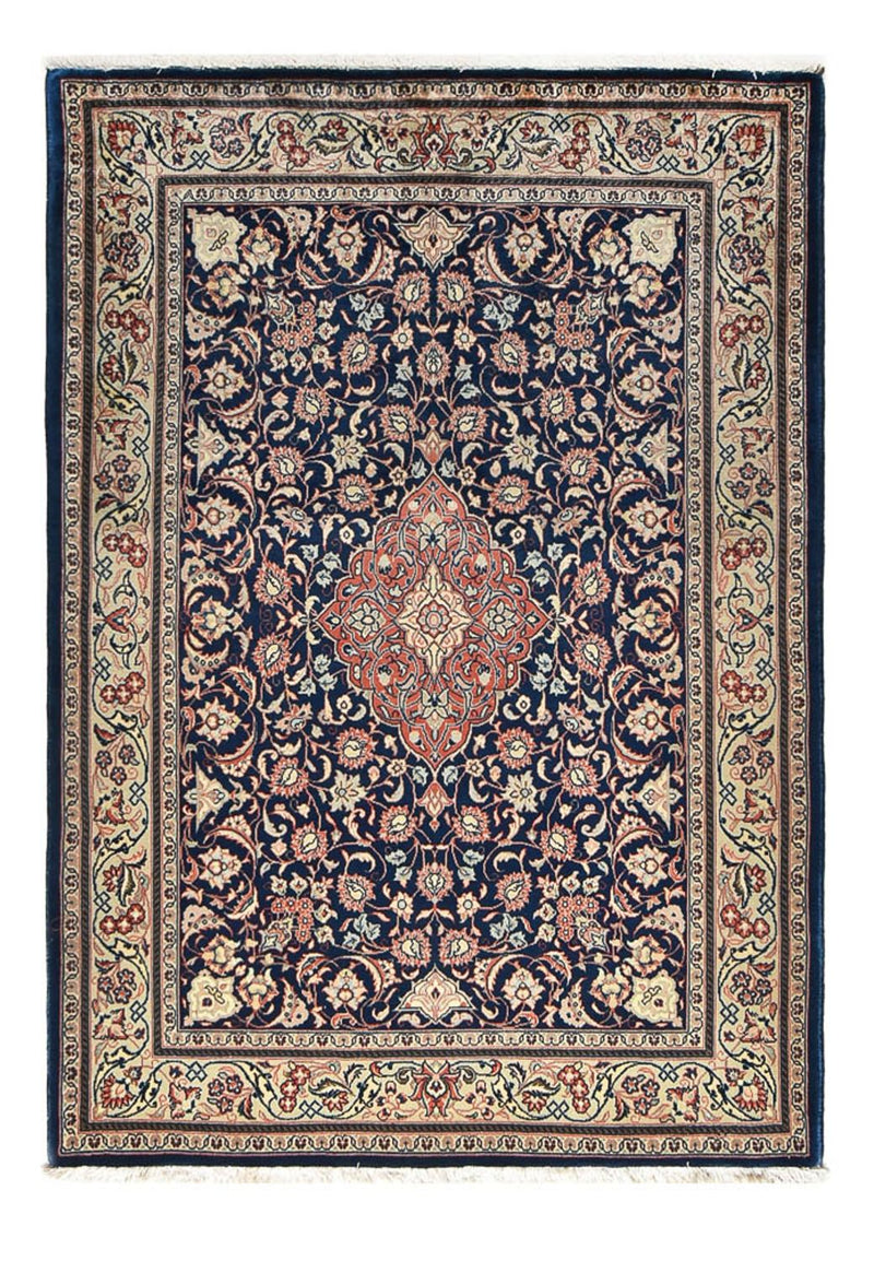 Persisk tæppe - Classic - 208 x 145 cm - mørkeblå