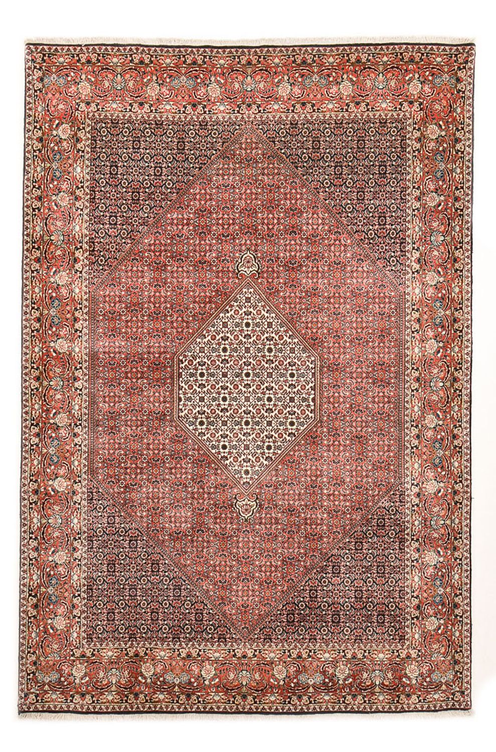 Persisk tæppe - Bijar - 305 x 206 cm - rust