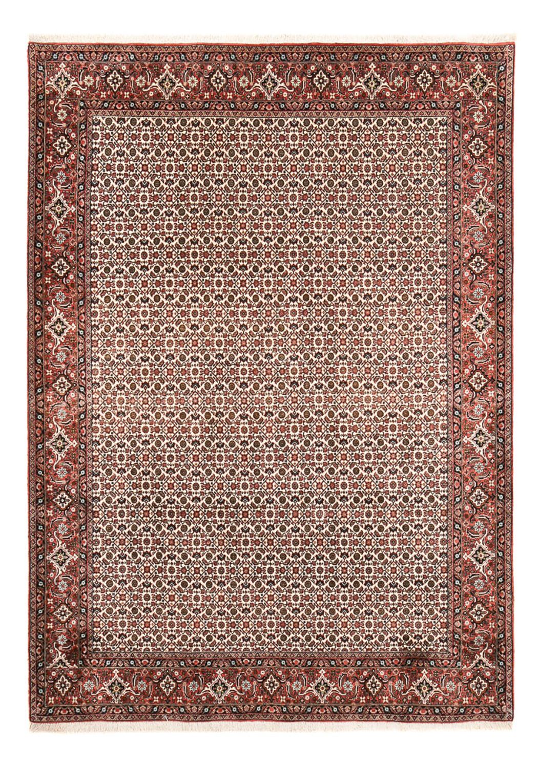 Persisk tæppe - Bijar - 292 x 207 cm - rust