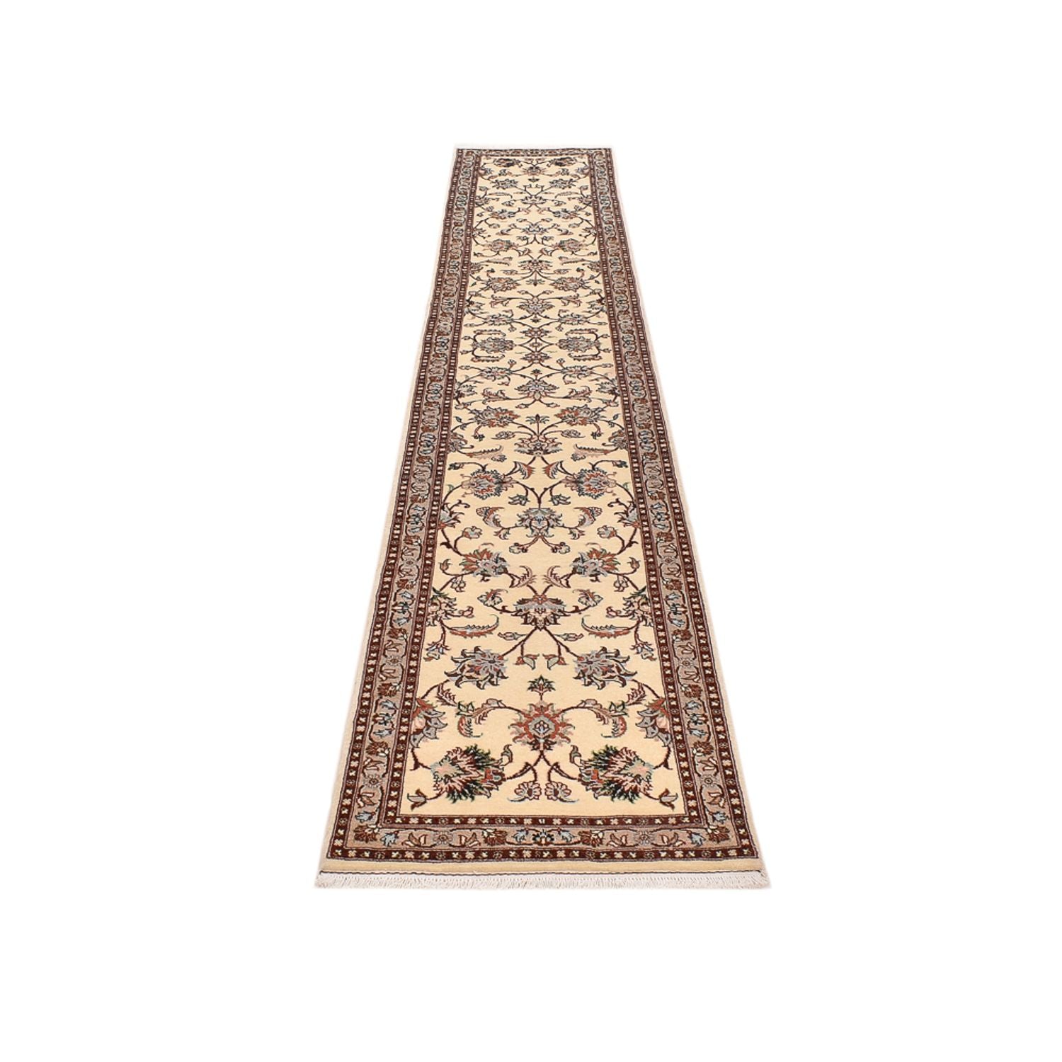 Løber Persisk tæppe - Classic - 405 x 70 cm - beige
