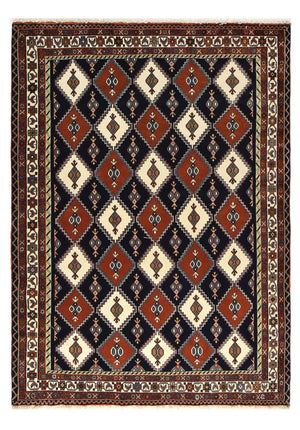 Persisk tæppe - Nomadisk - 205 x 150 cm - flerfarvet