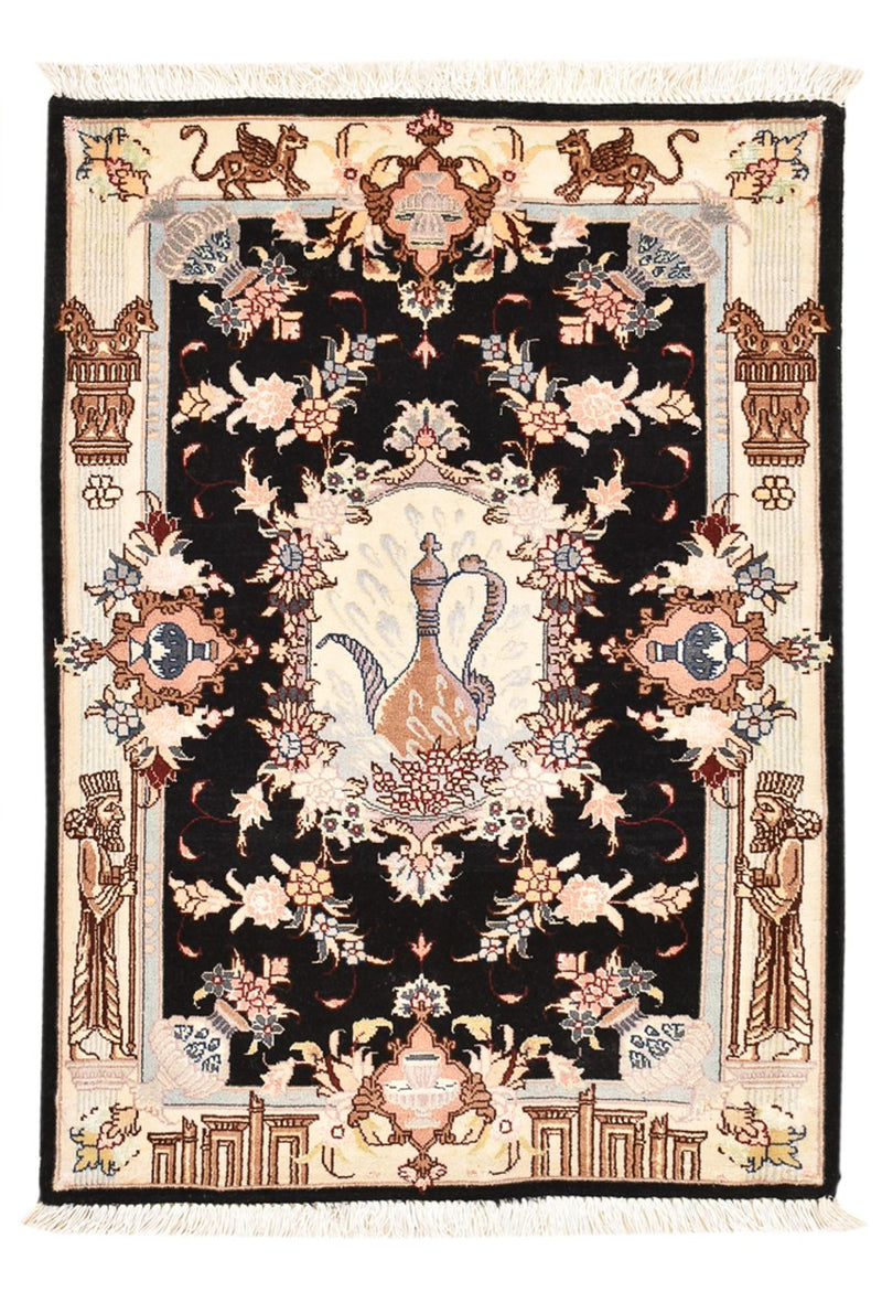 Persisk tæppe - Tabriz - Royal - 90 x 60 cm - flerfarvet