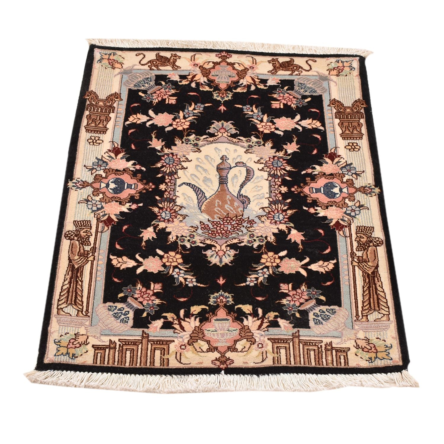 Persisk tæppe - Tabriz - Royal - 90 x 60 cm - flerfarvet