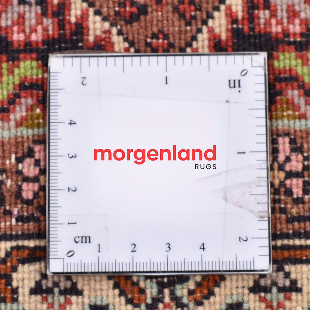 Persisk tæppe - Bijar - 130 x 82 cm - lysrød