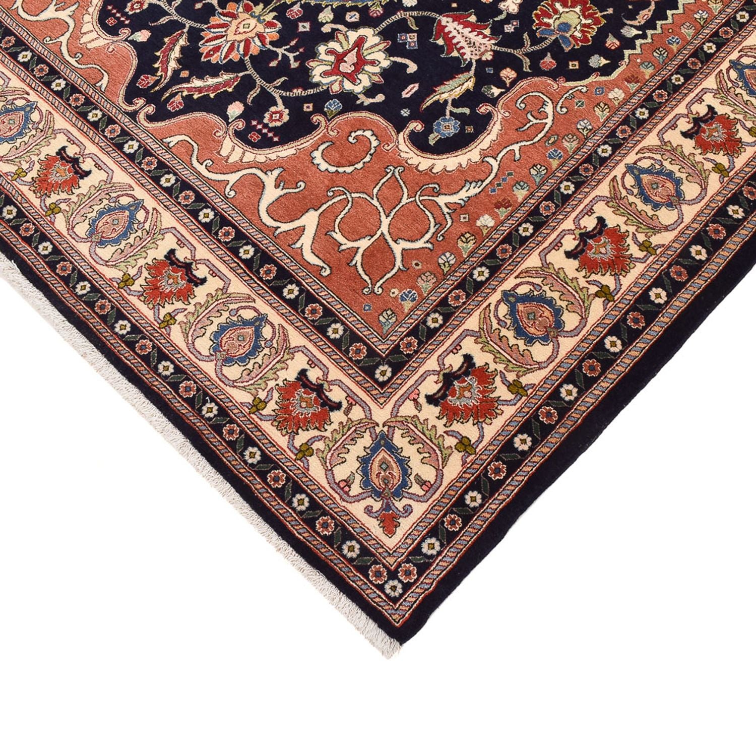 Gabbeh-tæppe - Kashkuli Persisk - 240 x 178 cm - mørkeblå