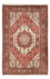 Persisk tæppe - Bijar - 138 x 86 cm - lysrød