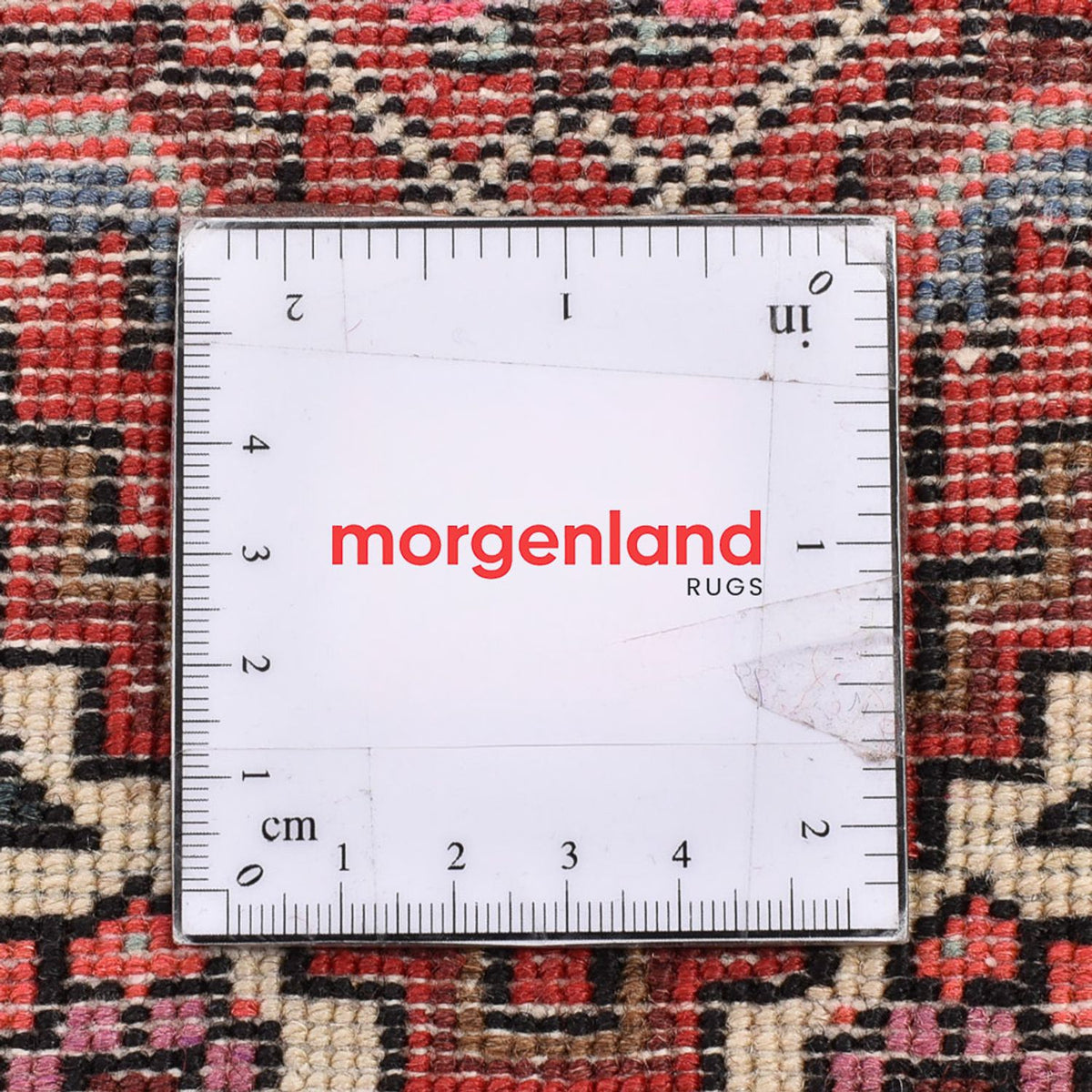 Persisk tæppe - Bijar - 138 x 86 cm - lysrød