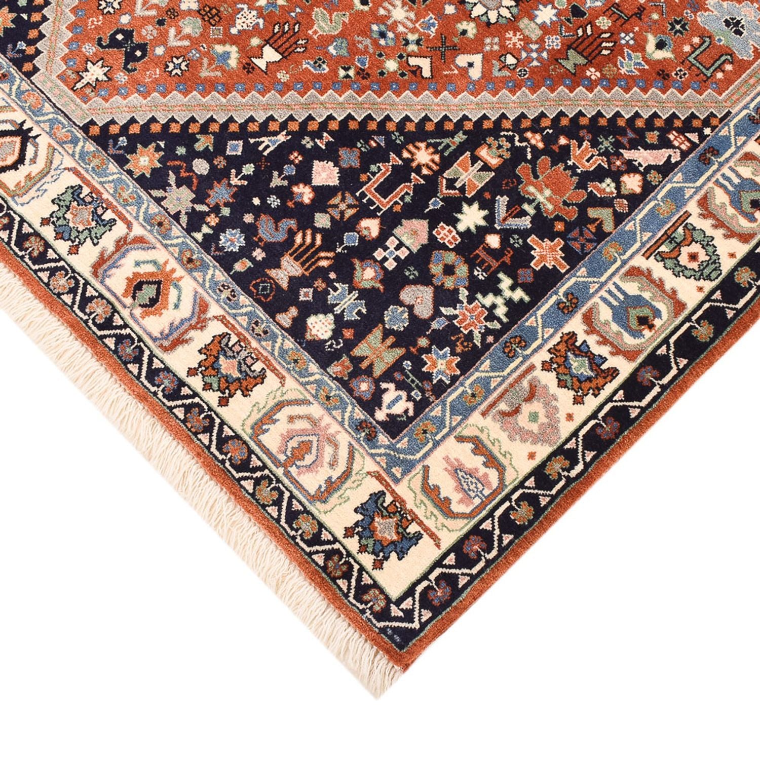 Gabbeh-tæppe - Kashkuli Persisk - 162 x 116 cm - rust