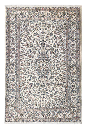 Persisk tæppe - Keshan - 323 x 216 cm - lysegrå
