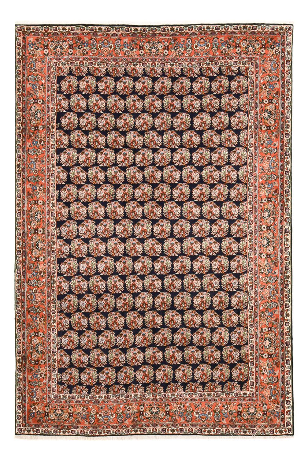 Persisk tæppe - Bijar - 298 x 195 cm - rust
