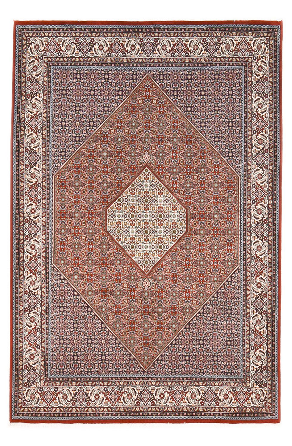Persisk tæppe - Bijar - 300 x 197 cm - rust