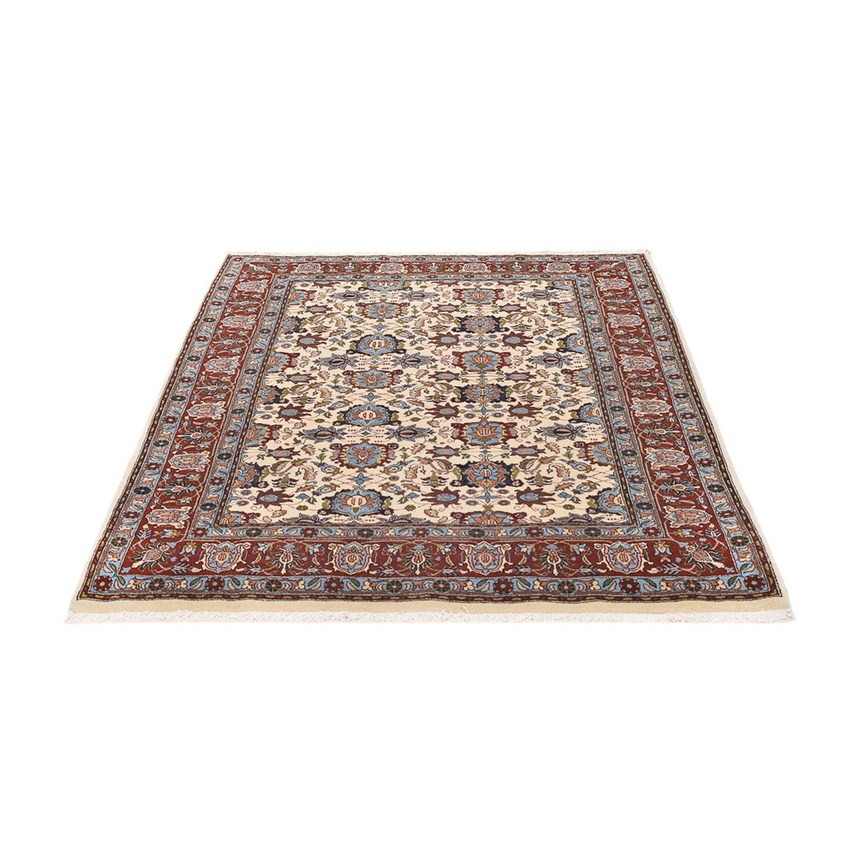 Persisk tæppe - Nomadisk - 212 x 147 cm - lys beige